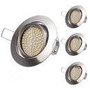 LUSTREON 3.5W 68 LED Round LED Ceiling Light Non-dimmable Recessed Downlight Spotlight AC220-240V
