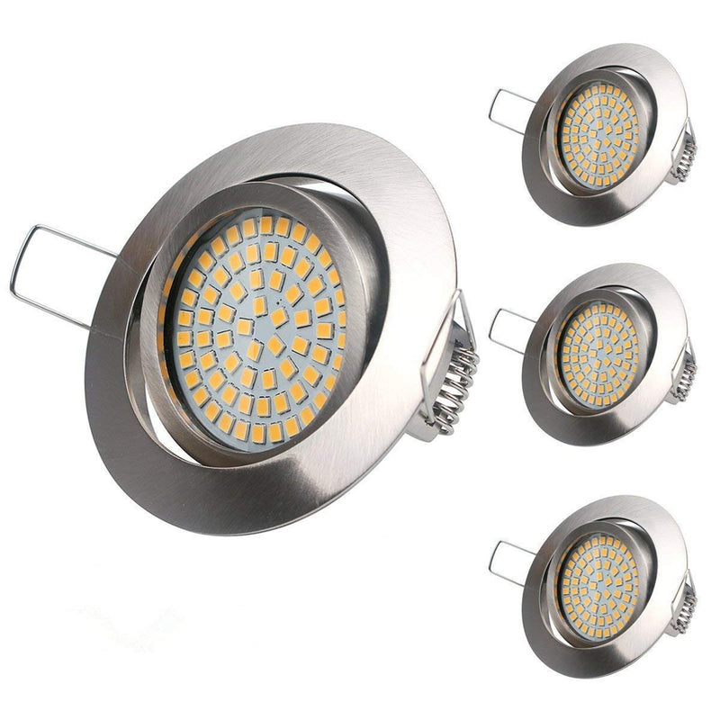 LUSTREON 3.5W 68 LED Round LED Ceiling Light Non-dimmable Recessed Downlight Spotlight AC220-240V