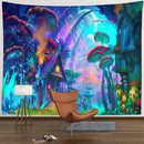 Wall Hanging Mystics Psychedelic Tapestry Mushroom Pattern Mandala Mat Decorations