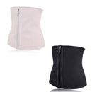 Women's Underbust Latex Slimming Zip Corset Sport Girdle Waist Trainer Cincher Slimming Body Shaper