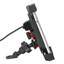 12-24V2.1A Universal Phone GPS USB Chargeable Holder For Electric Scooters Motorcycle Bike Bicycle
