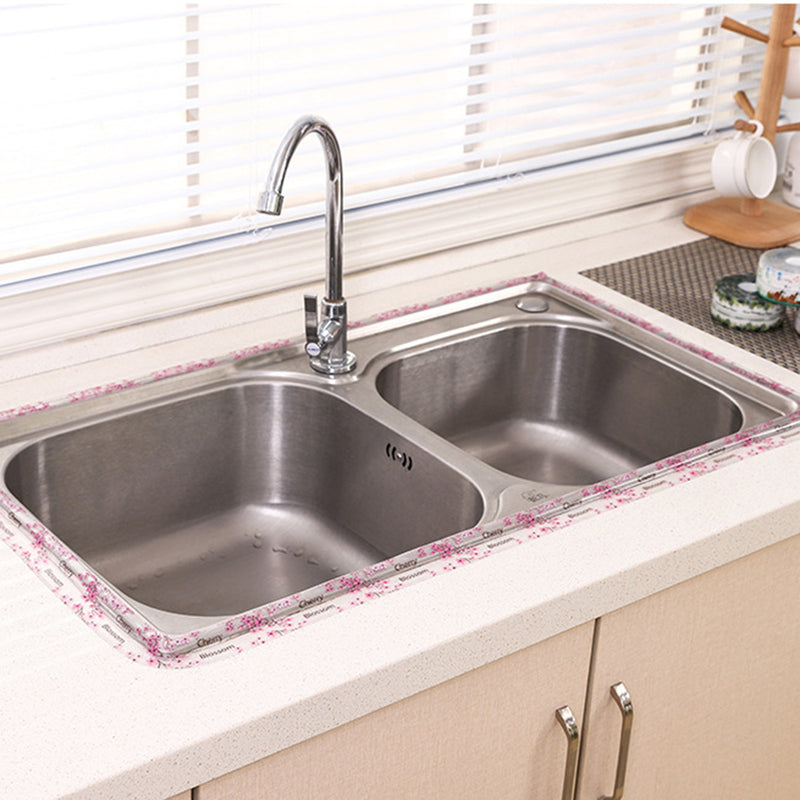 3.2M Transparent Waterproof Sealing Strip Self-adhesive Tape Mildew Proof Tape for Kitchen Bathroom Toilet Wall Corner