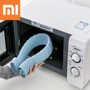 Xiaomi 710ml U-Shape Hot Water Bag Silicone Bottle Neck Hand Warmer Heater With Knitted Cover