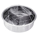Kitchen Steamer Basket + Egg Steamer Rack Divider Accessories for Instant Pot