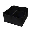 Sub-grid Garden Planting Bag Foldable Breathable Felt Flower Pots Container