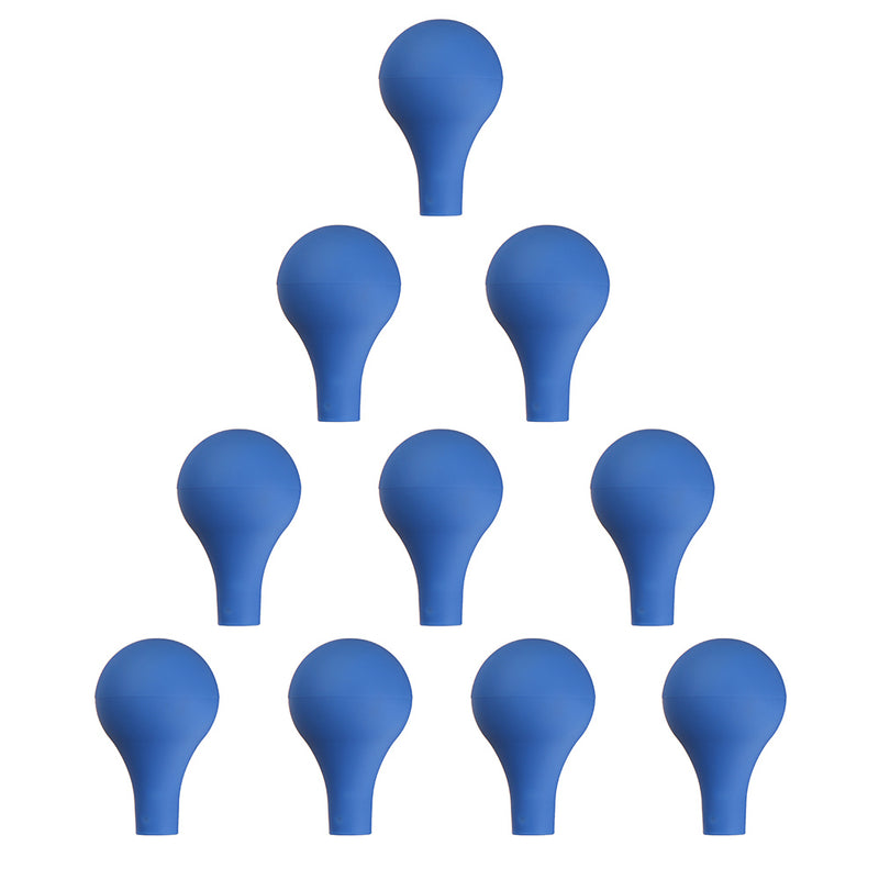 10Pcs/Lot 1/2/5/10ml Plastic Head Graduated Glass Dropper Pipette With Scale