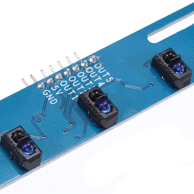 TCRT5000 5 Channel Infrared Reflective Sensor IR Photoelectric Switch Barrier Track Module with Cable