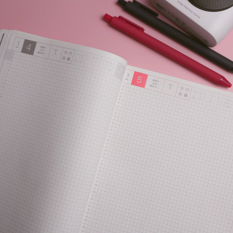 Kinbor A5/A6 2020 Year Annual Notebook Week Plan Schedule Book Journal Diary from XIAOMI YOUPIN