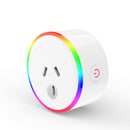 XS-A18 AC100-240V 10A AU Plug Smart RGB LED Light Smart Wifi Socket Voice Control Works With Alexa Google Home