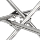 IPRee Folding Camp Stove Fire Frame Stand Wood Burning Grill Stainless Steel Rack Heater