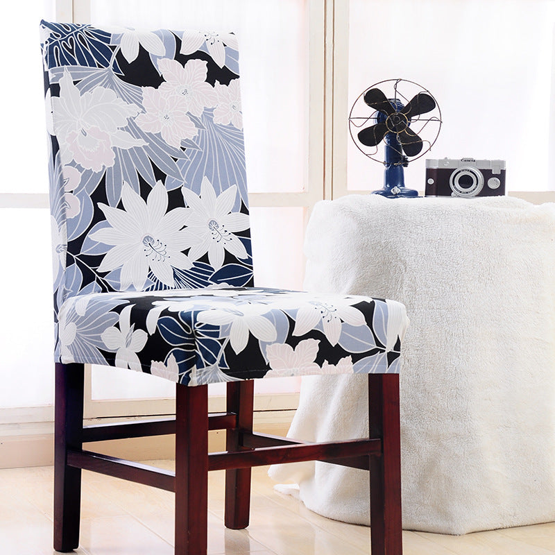 Household Chair Cover Elastic Anti-fouling Seat Sub-set Chairs Cover For Hotel Dining Office