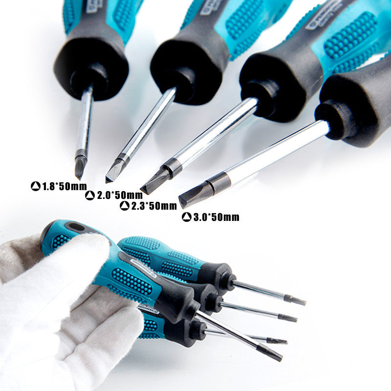 PENGGONG Triangle Magnetic Screwdriver Set Home Repair Tool Kit Hand Tool 1.8/2.0/2.3/3.0mm