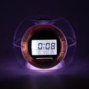 Color Changing Clock Watch LED Light With Nature Sounds Multifunctional Alarm Clocks