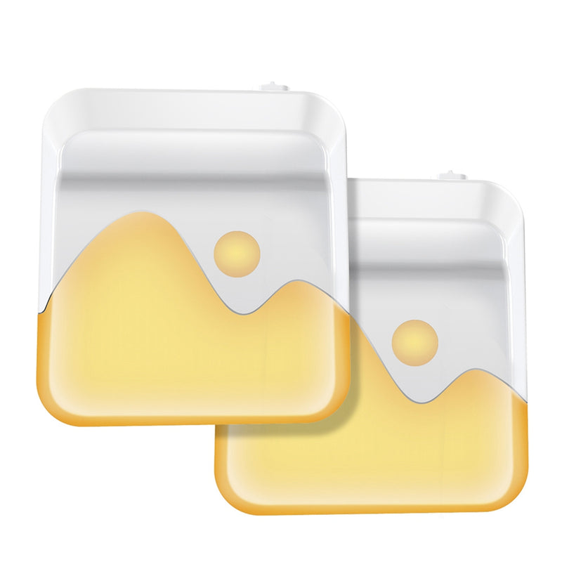 Plug-in Light Sensor Dimmable LED Night Light Bedside Wall Lamp Home Indoor Decor AC100-240V