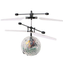 Flying Ball Infrared Induction Crystal Flashing LED Light Toys USB Rechargeable for Kids Birthday Christmas Gifts