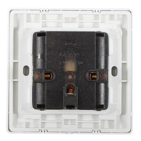 AC 110-250V 10A Dual Port 5-hole Wall Charger Socket Power Outlets Panel