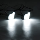 Pair LED Under Side Mirror Puddle Light White For Skoda Octavia Mk3 5E 2012-2017