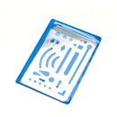 Stainless Steel French Curve Ruler Multi Shape Drawing Template Tool Office & School Supplies