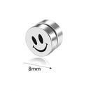Fashion Magnetic No Pierced Mens Earring Stainless Steel Round Clip On Stud Earrings for Women