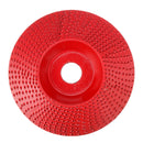 Drillpro 100mm Tungsten Carbide Wood Shaping Disc Carving Disc 16mm Bore Sanding Grinder Wheel for 100 115 Angle Grinder