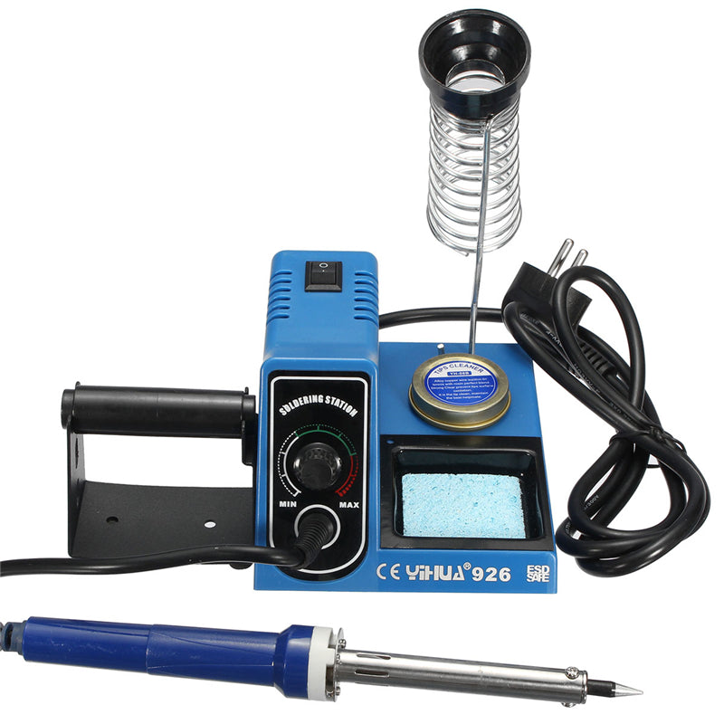 YIHUA 926 220V 60W Adjustable Temp Soldering Welding Iron Station Tip Weller Base