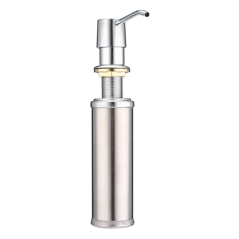 Sliver Stainless Steel Liquid Soap Dispenser Bathroom Kitchen Sink Pump Bottles