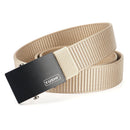 TUSHI 125cm Nylon Waist Belts Zinc Alloy Quick Release Inserting Buckle Tactical Belt