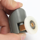 8Pcs Upper And Bottom Shower Door Rollers Runners Set Replacement Parts Glass Wheels Pulleys Guides