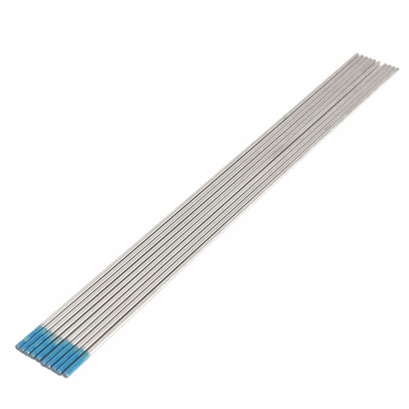 10pcs Tungsten WL20 2 Percent Lanthanated Blue Tip TIG Electrode 1.6mmx175mm Weld Welding Machine Accessories