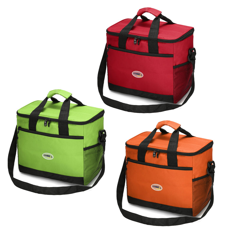 Insulated Cooler Handbag Waterproof Outdoor Picnic Lunch Bag Storage Carry Case
