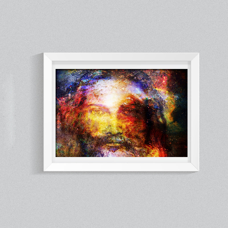 Miico Hand Painted Oil Paintings Jesus Portrait Wall Art For Home Decoration