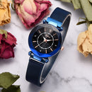 LVPAI P833 Star Dial Shining Unique Design Women Wrist Watch Full Steel Quartz Watches