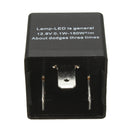 Adjustable 3 Pin Flasher LED Turn Signal Light Relay For Cars Boats Motorcycles
