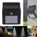Solar Power 8 LED Security Wall Light PIR Motion Sensor Outdoor Waterproof Lamp