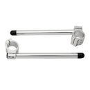 Pair 7/8"41mm Motorcycle Clip-on Bar Tube Handlebars CNC For Yamaha/Honda/GSXR