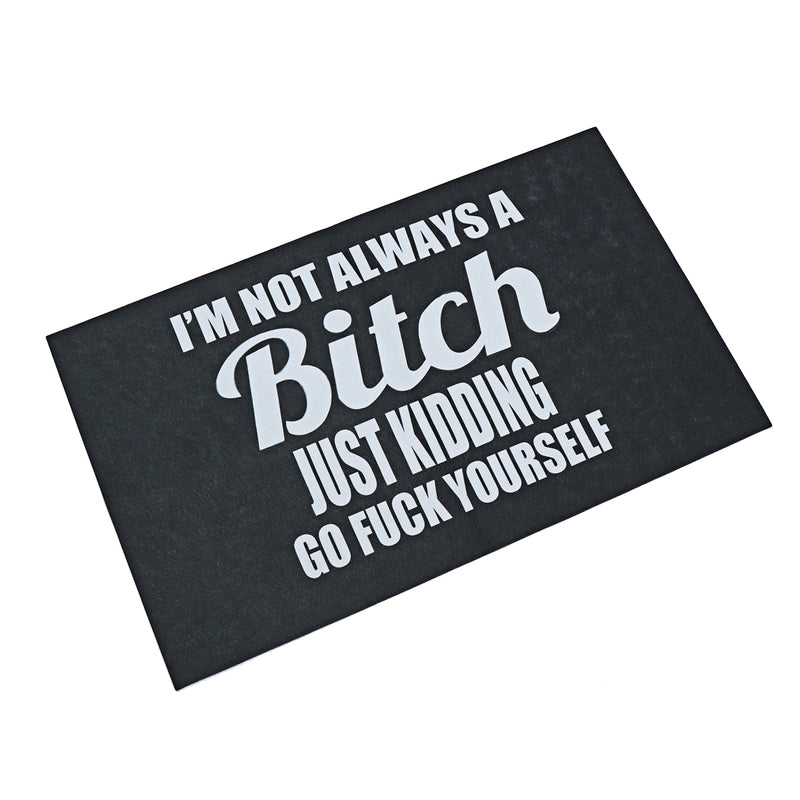 45x75cm Non Slip Indoor Outdoor Rubber Floor Rug Door Mat Home Kitchen Carpet