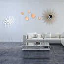 5Pcs/Set Solid Wooden Round Hook Wall Mounted Hanger Clothes Coat Hat Bag Rack