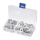 Suleve CSTN3 90Pcs Four Prong T Nut Inserts Carbon Steel Zinc Plated For Wood M3/M4/M5/M6/M8 Nut Assortment Kits