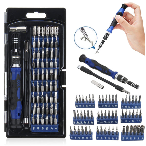 58 In 1 Multi-function Precision Screwdriver Kit with 54 Bits for Phone Watch Sun Glassess Repair Tool