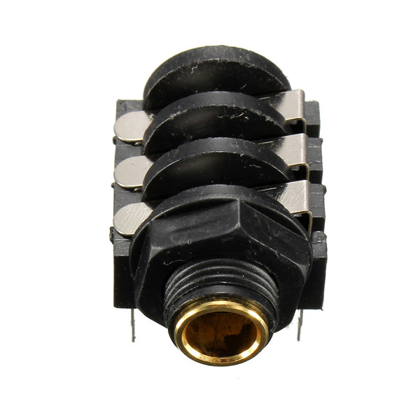 6.35mm 1/4'' Jack Socket PCB Stereo Switched Chassis Mounting