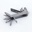 Xmund XD-FK7 17 In 1 Multifunctional Tools Stainless Steel Folding EDC Screwdriver Bottle Opener Wrench Knife Camping Survival Kits