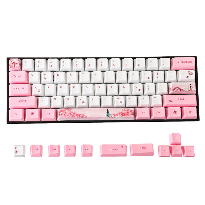 OEM Profile Girl PBT Sublimation Keycap for 60% Anne pro 2 Royal Kludge RK61 Geek GK61 GK64 Mechanical Keyboard