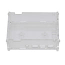 Transparent DIY Acrylic Case Box Shell with Screw and Silver Big Copper Aluminum Heatsink for 3.5 Inch TFT Screen Raspberry Pi 4B
