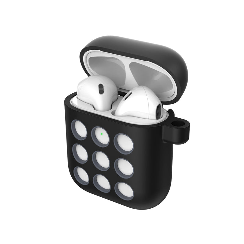 Portable Liquid Silicone Storage Case Headphones Cover For Apple AirPods 1/2 bluetooth Earphone