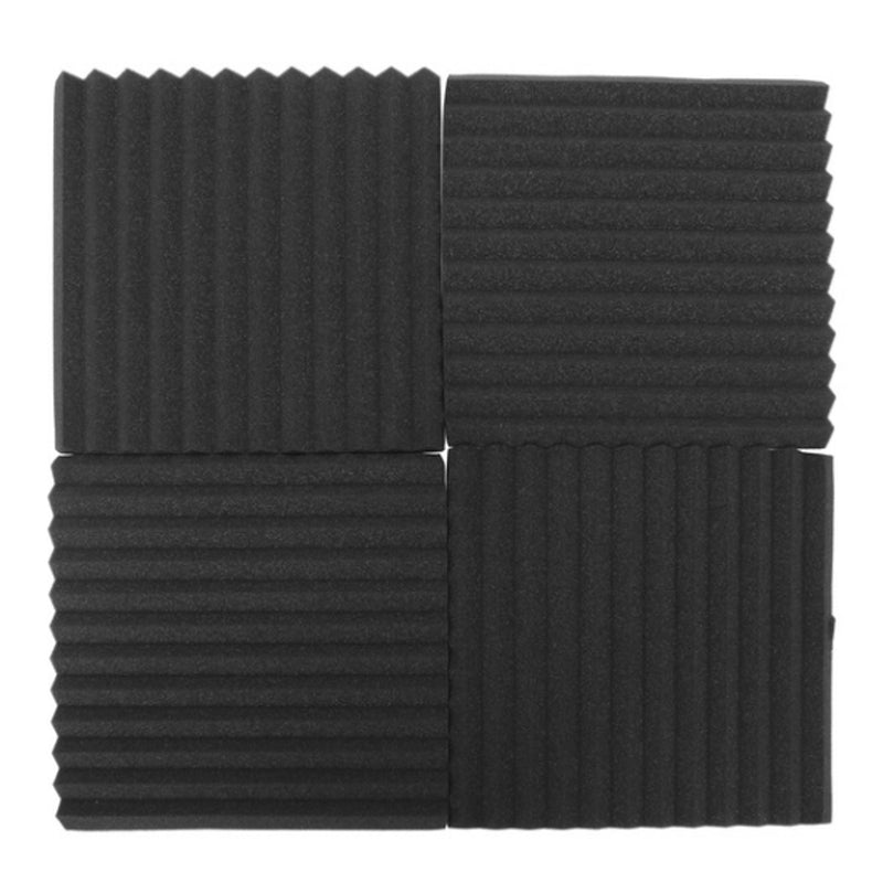 Studio Acoustic Soundproof Foam Panel Tile Sound Absorption Proofing Treatment Wedge 30x30