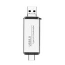 Type-C USB3.0 3-in-1 Card Reader SD/TF Card Reader High Speed 5Gbps Aluminum Alloy Card Reader