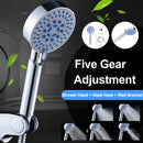 5 Gear Adjustment Shower Head Home Bathroom Rain Shower With Shower Hose