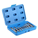 Drillpro 10Pcs Damaged Nut Bolt Remover Stud Extractor Set Broken Screw Removal Kit Screw Extractor