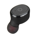 Mini bluetooth Earphone Waterproof Wireless Headphone Super Bass Headset For Tablet Cellphone