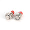 19MM 10A 250V 4Pin LED Light Button Switch Momentary Reset Metal Push Button Switch